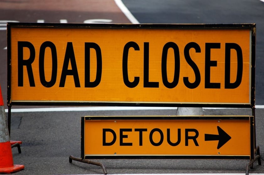 Road Closed Detour